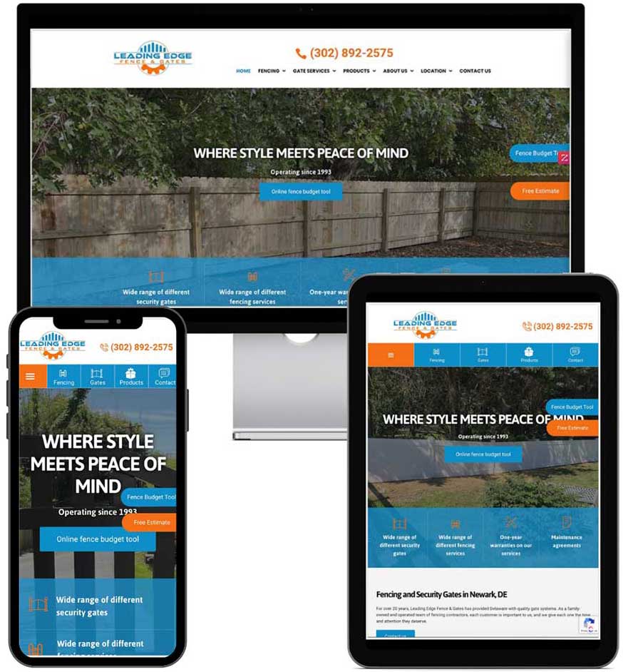 website development company for fencing